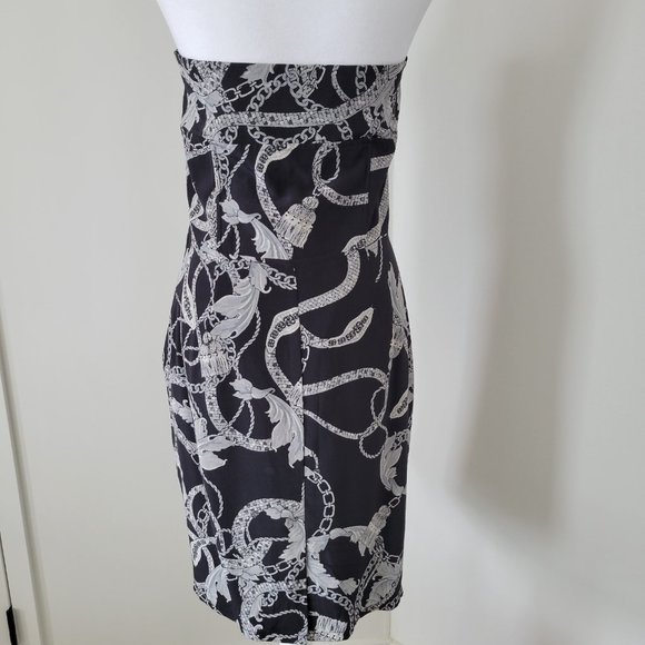 Classic Little Joe (Australian Designer) Strapless Midi Cocktail Dress. Size L. - Picture 4 of 6